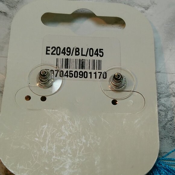 Two Toned Blue statement necklace (420) - Picture 13 of 16